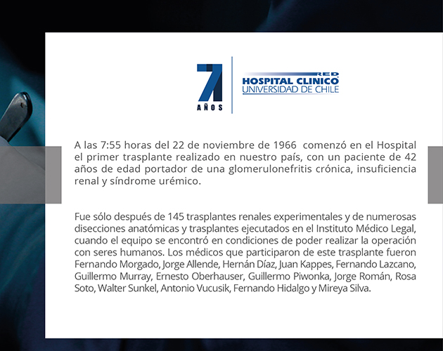 Aniversario 71 años HCUCH