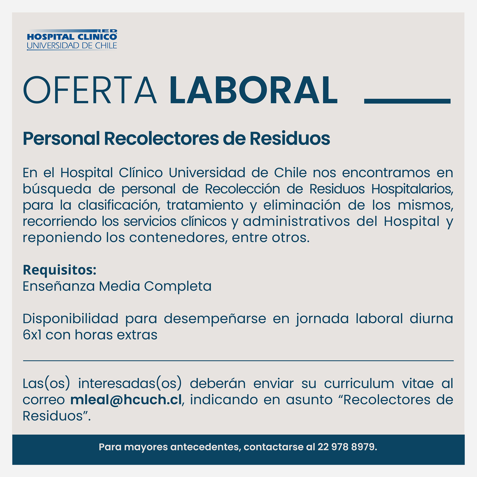 Ofertas de Empleo HCUCH